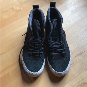 Vans black high tops